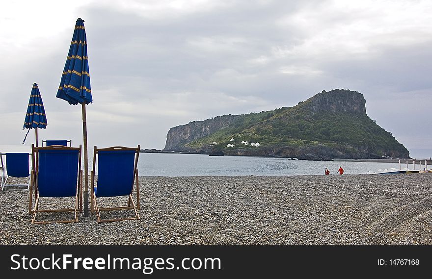 Italian island in the mediterranean sea