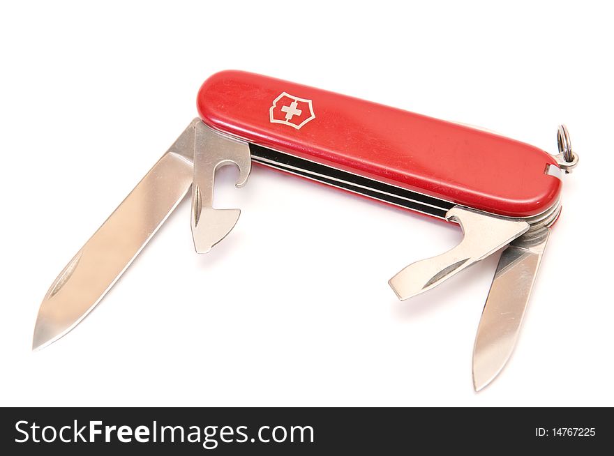 Collapsible Swiss knife with functions. Collapsible Swiss knife with functions