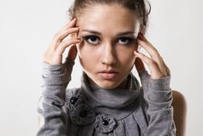 Beautiful Young Fashion Model Stock Photography Beautiful Young Fashion Model Stock Photography