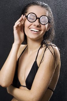 Wet And Happy Stock Image Wet And Happy Stock Image