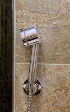 Chrome-plated Sprinkle Shower Stock Photo Chrome-plated Sprinkle Shower Stock Photo