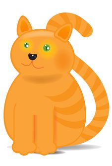 Vector Illustration Of A Red Cat Stock Photography Vector Illustration Of A Red Cat Stock Photography