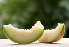 Melon Slices Royalty Free Stock Photography Melon Slices Royalty Free Stock Photography