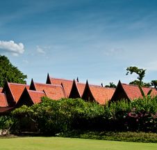 Thai Style House Royalty Free Stock Photography Thai Style House Royalty Free Stock Photography