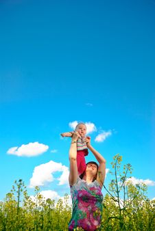 Baby Flying High Stock Photos Baby Flying High Stock Photos