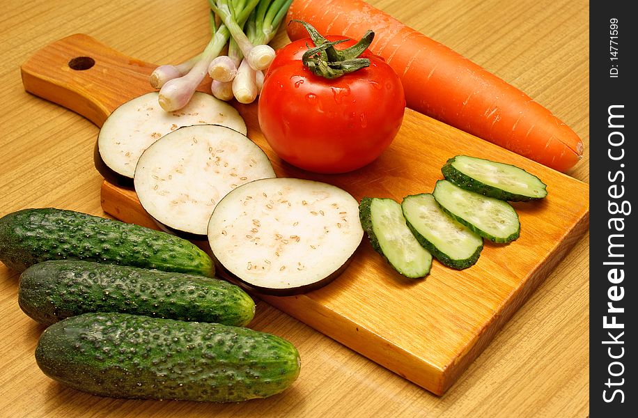 Appetizing light vegetables snack