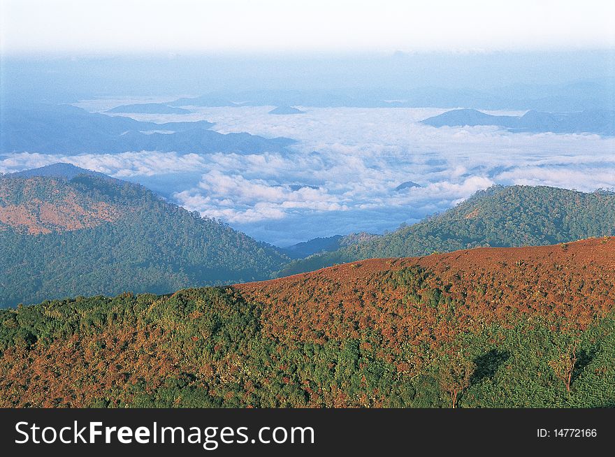 Mountain View, North of Thailand. Mountain View, North of Thailand