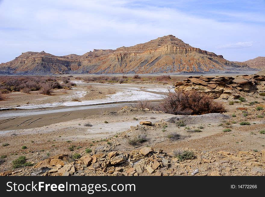 Sandstone Cliff Near Big Water