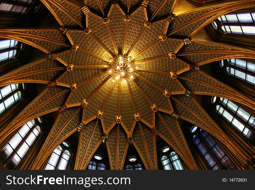 Parliament s cupola in Budapest