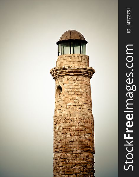 Old Lighthouse In Rethymno
