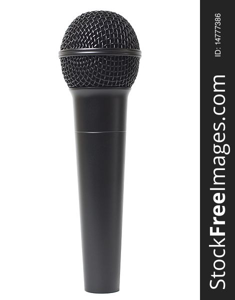 Microphone On White Background