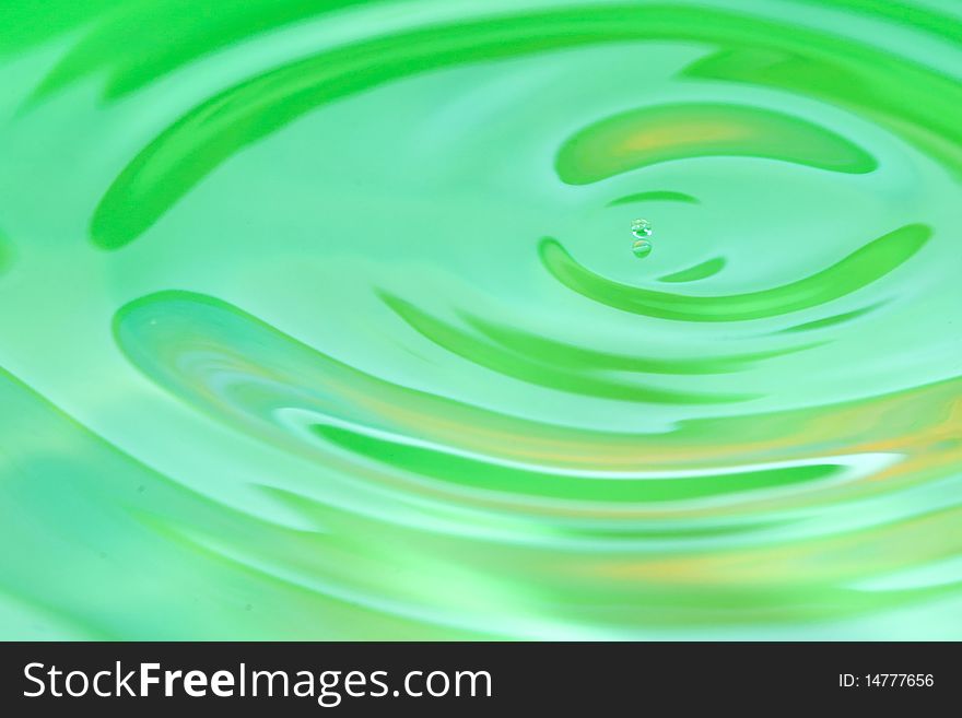 Wave of water look like an eye. The waves are composed in a half circle look like eyebrows. The water is green coloured with some yellow touch. Wave of water look like an eye. The waves are composed in a half circle look like eyebrows. The water is green coloured with some yellow touch.