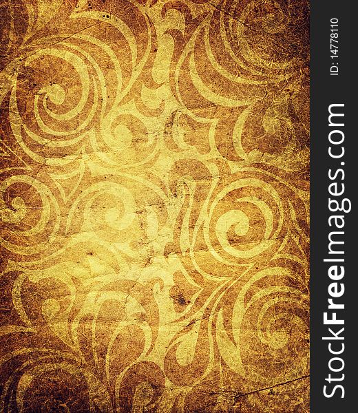 Vintage shabby background with classy patterns. Vintage shabby background with classy patterns