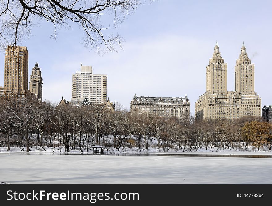 Winter Time in Central Park, New York City