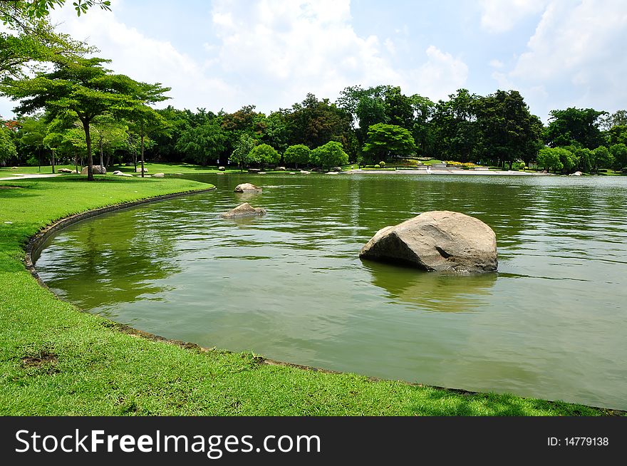 Public park in chachoengsao province of thailand. Public park in chachoengsao province of thailand.
