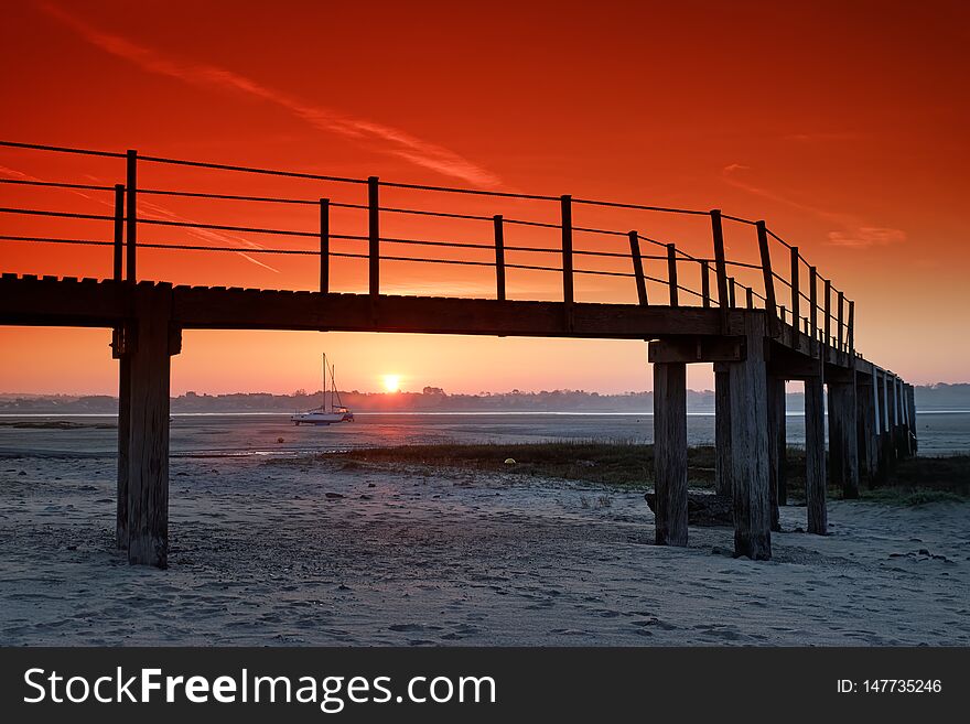 Jetty Of Pointe D`Agon Harbor