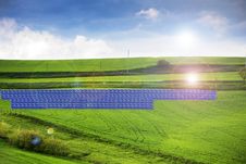 Solar Panels Royalty Free Stock Photography Solar Panels Royalty Free Stock Photography