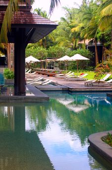 Swimming Pool Area Royalty Free Stock Photo Swimming Pool Area Royalty Free Stock Photo