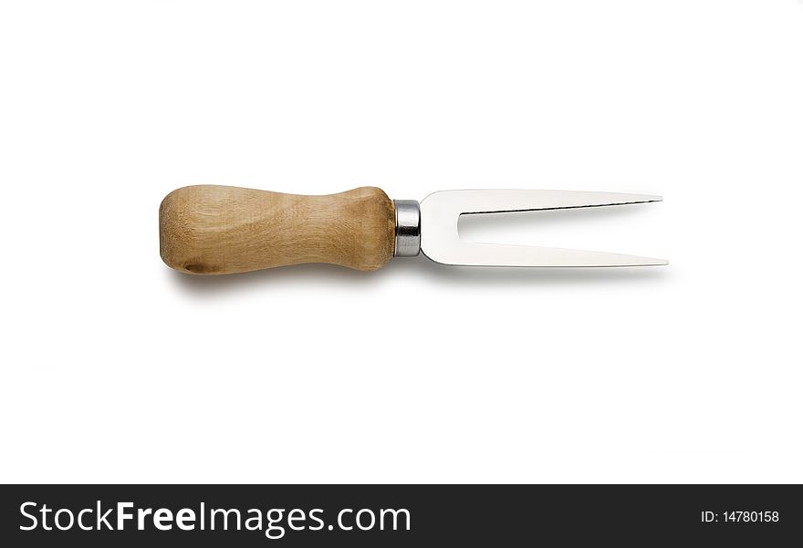 Cheese knife on white background. Cheese knife on white background