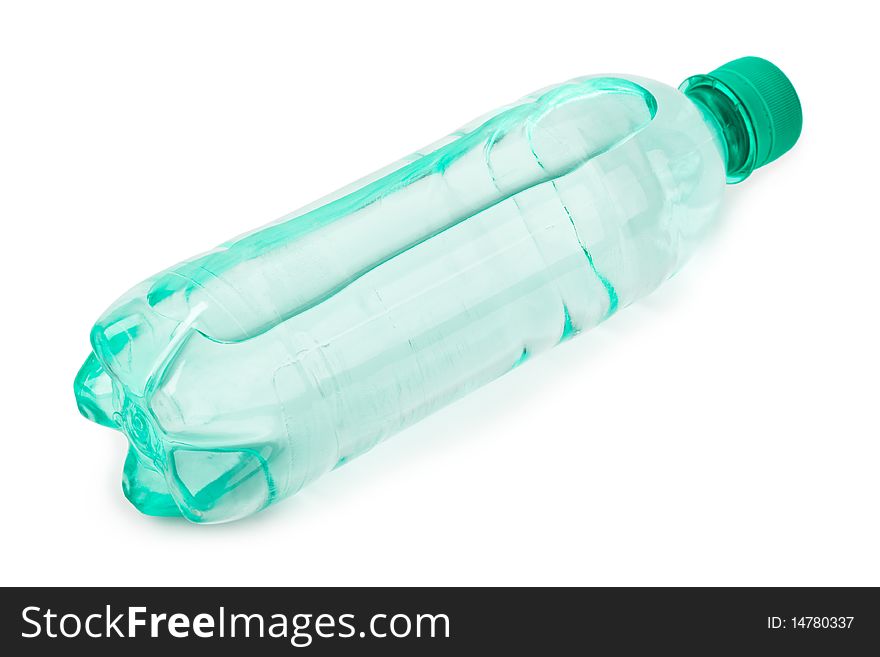 Water bottle isolated on white background