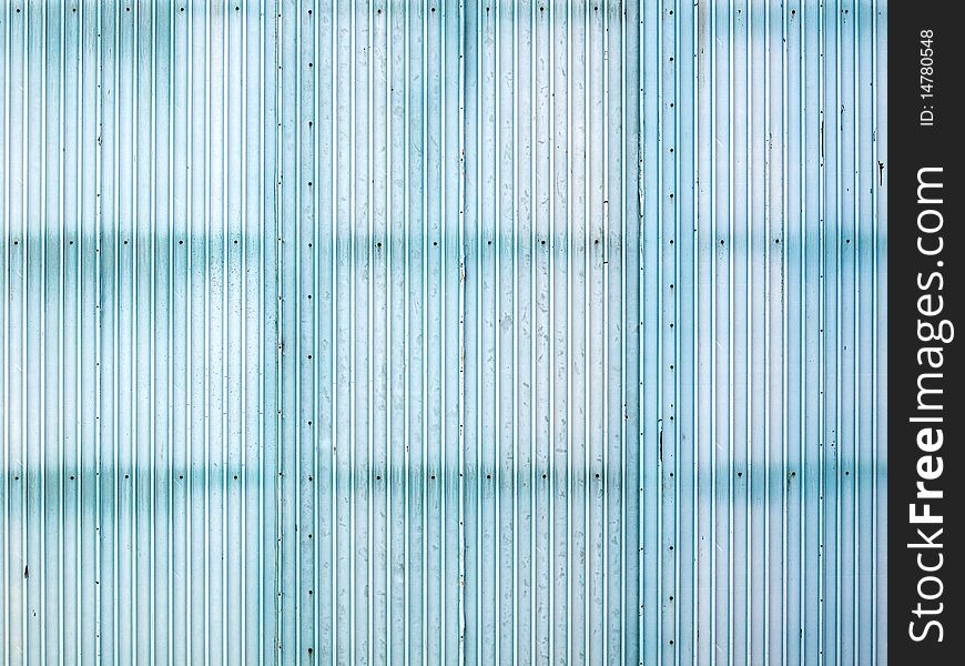 Blue corrugated metal indastrial surface. Blue corrugated metal indastrial surface.