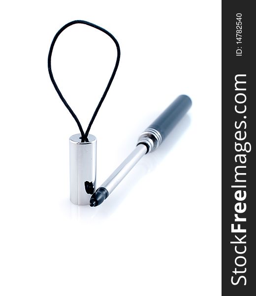 Stylus isolated on the white background