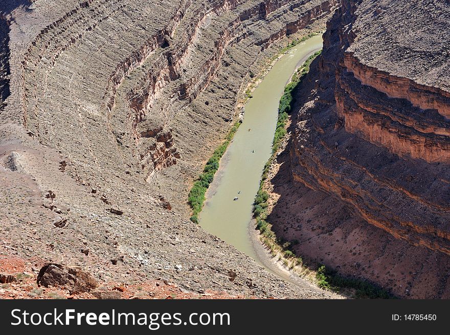 Rafting The Goosenecks Of The San Juan