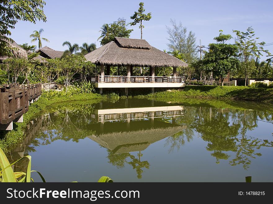 Tropical arbor in Thailand.