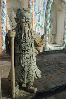 Chinese Stone Figure At Wat Arun Royalty Free Stock Photography Chinese Stone Figure At Wat Arun Royalty Free Stock Photography