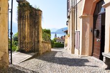 Street Of Menaggio Town At Como Lake Royalty Free Stock Images Street Of Menaggio Town At Como Lake Royalty Free Stock Images