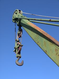 Dockyard Crane Royalty Free Stock Photography Dockyard Crane Royalty Free Stock Photography