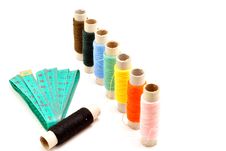 Colored Spools Of Thread Stock Photo Colored Spools Of Thread Stock Photo