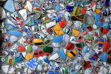 Porcelain Mozaic Stock Photo