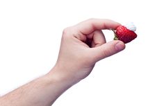 Strawberry With Cream Stock Photos Strawberry With Cream Stock Photos