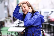 Woman With Mobile Telephone Royalty Free Stock Image Woman With Mobile Telephone Royalty Free Stock Image