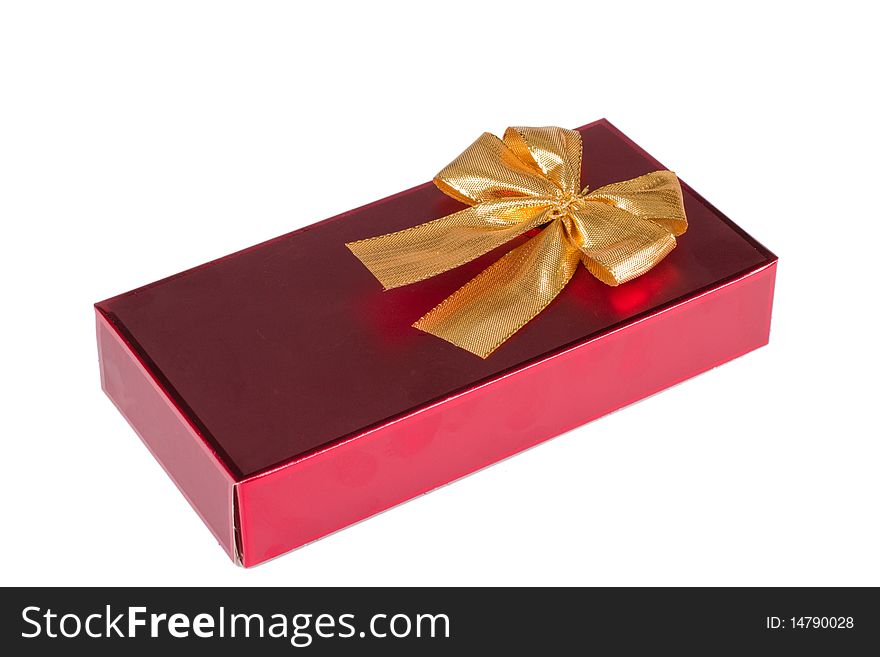 One Red Gift Box