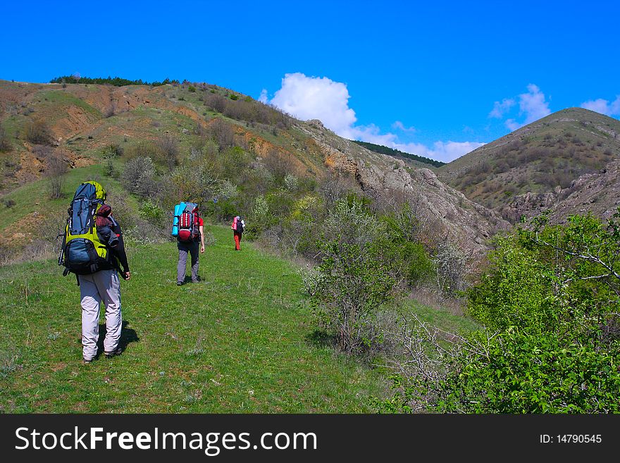 Hiking in the Crimea mountains