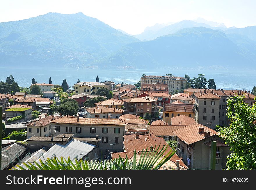 Menaggio town at famous Italian lake Como