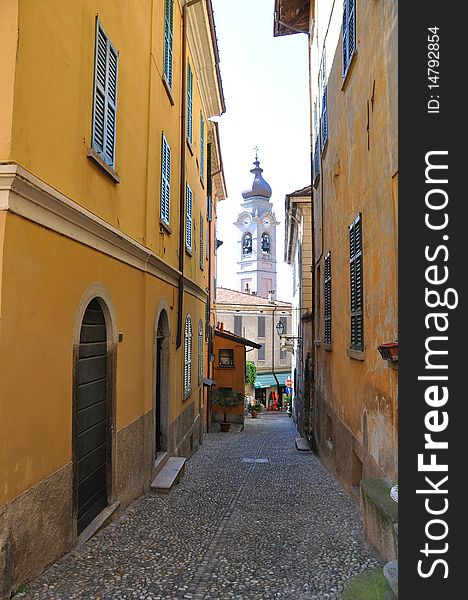 Menaggio town at the famous Italian lake Como