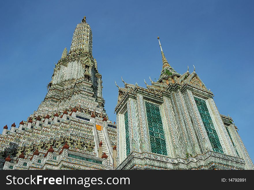 Pagoda at Wat Arun Temple Bangkok Pagoda