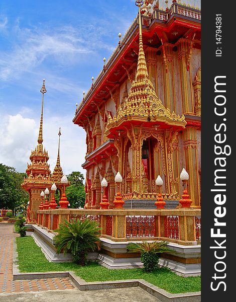 Temple at soult of Thailand. Temple at soult of Thailand