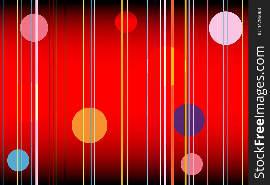 Red abstract background. Vector illustration. Red abstract background. Vector illustration