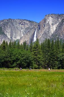 Yosemite Falls, Yosemite National Park Royalty Free Stock Image