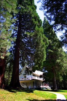 Historic Wawona Hotel, Yosemite National Park Stock Photos