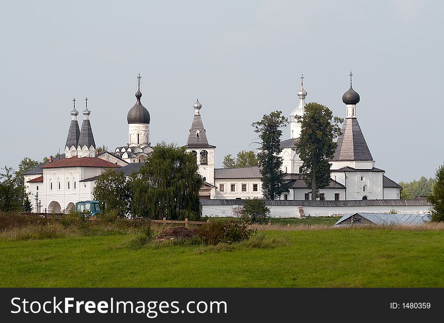 Little monastery in Ferapontovo, Russia