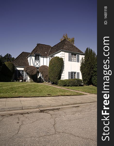 Classic Home on the Peninsula of California south of San Francisco.