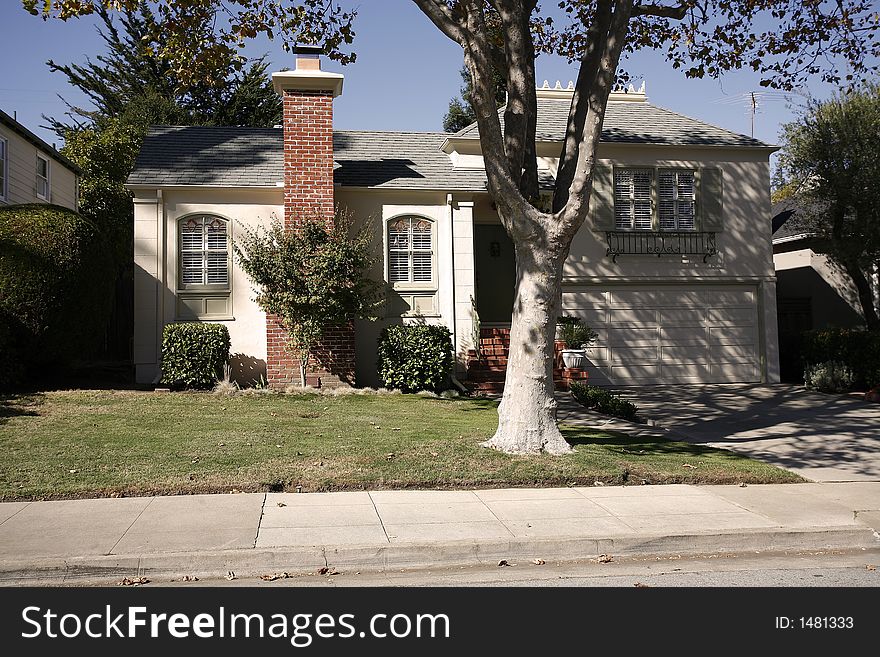 Classic Home on the Peninsula of California south of San Francisco.