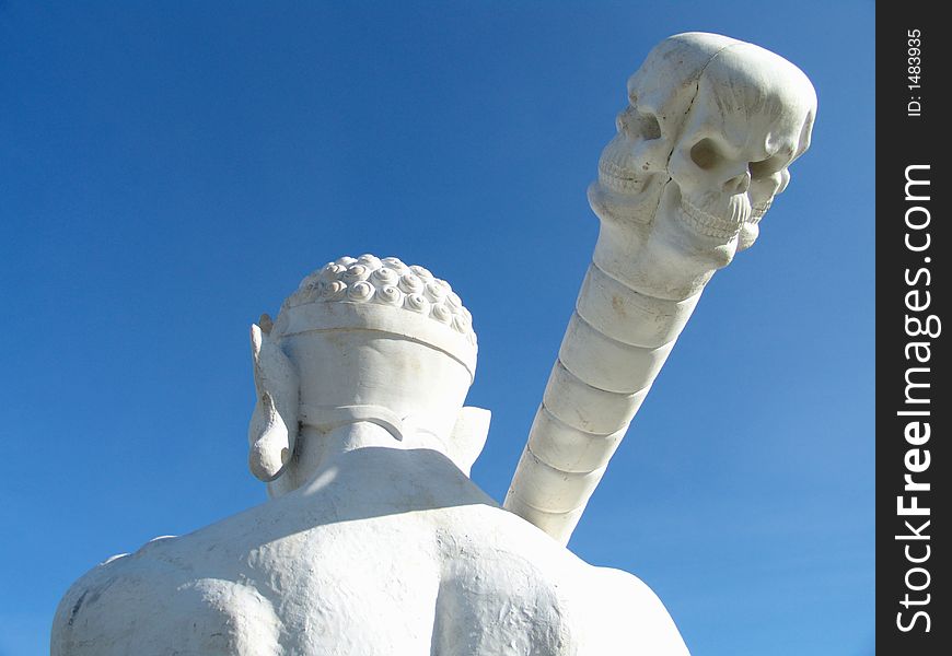 Statue With Skeleton Club