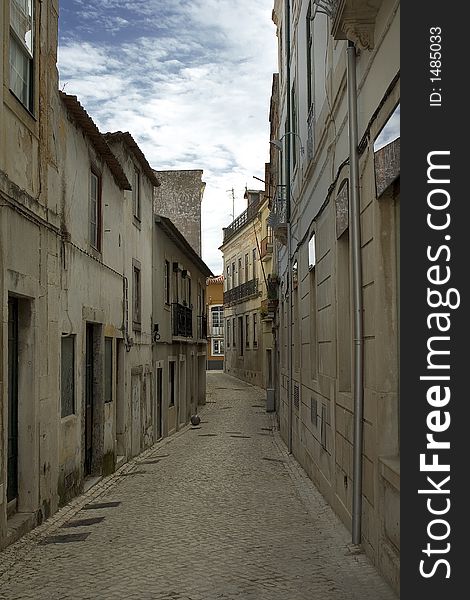 High resolution image of typical regional portuguese street. High resolution image of typical regional portuguese street