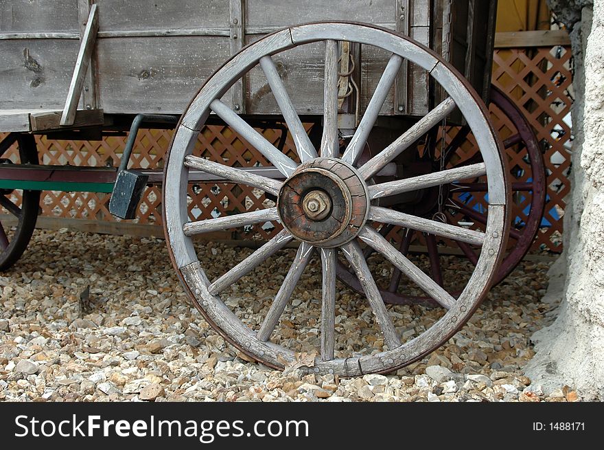 Wagon wheels showing the passing of time